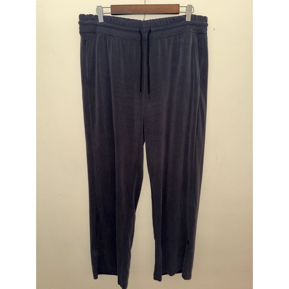 Athleta Seasoft Mid Rise Straight Pant Charcoal Grey Size Large Loungewear